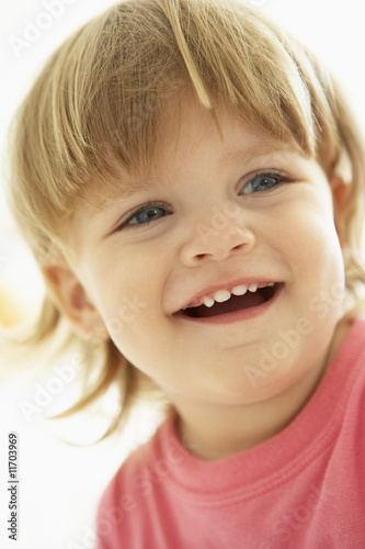Portrait Of Girl Smiling