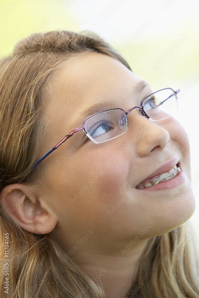 Portrait Of Girl Smiling Portrait Of Girl Smiling