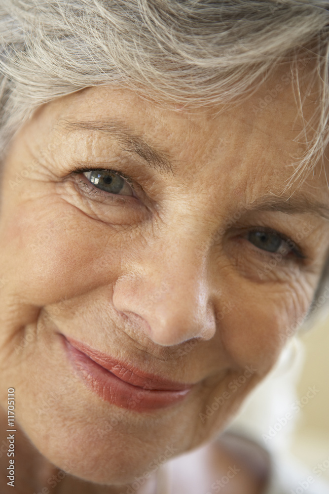 Portrait Of Senior Woman Smiling At The Camera Portrait Of Senior Woman Smiling At The Camera