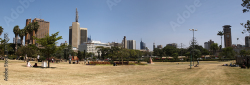 Nairobi - capital of Kenia. Panorama.
