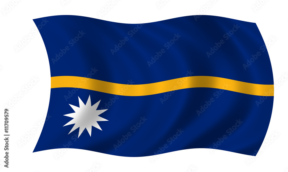 Fototapeta premium nauru fahne flag