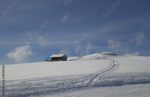 Neben der Piste