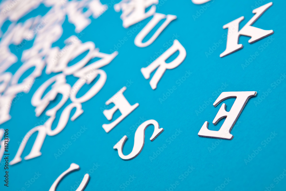 abstract background of letters abstract background of letters