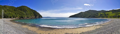 Stony Bay Neuseeland Panorama
