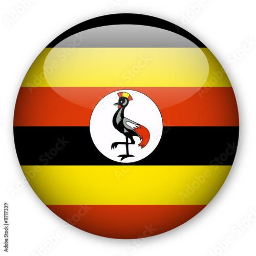 Free Download Ugandan Flag button - GFXLoad
