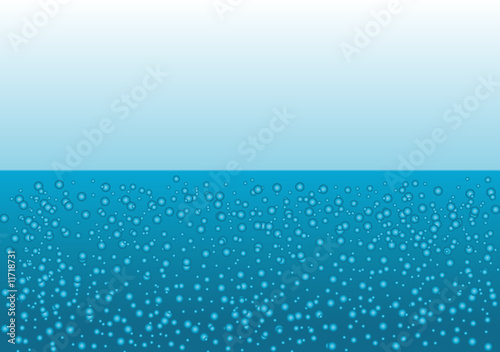 Bubbles under water