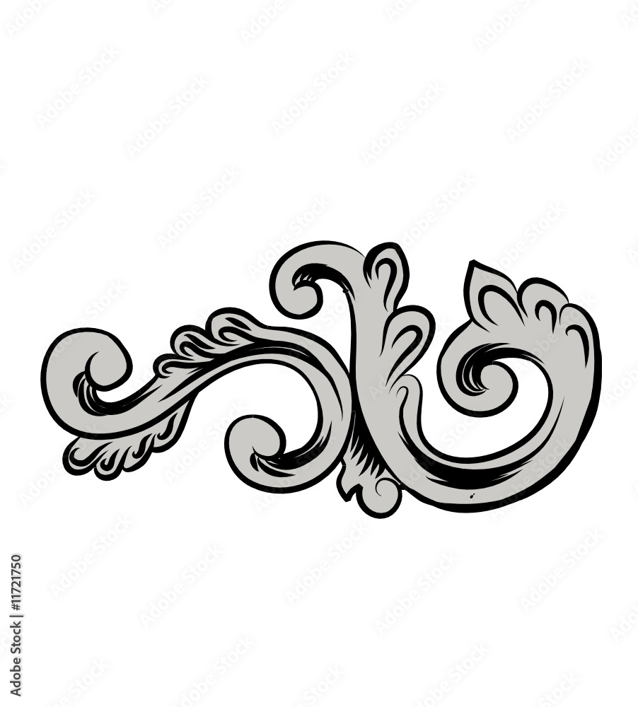 floral element -  vector