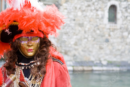 Fototapeta Naklejka Na Ścianę i Meble -  Venice carnival costume mask