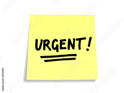 Stickies/Post-it Notes: Urgent!
