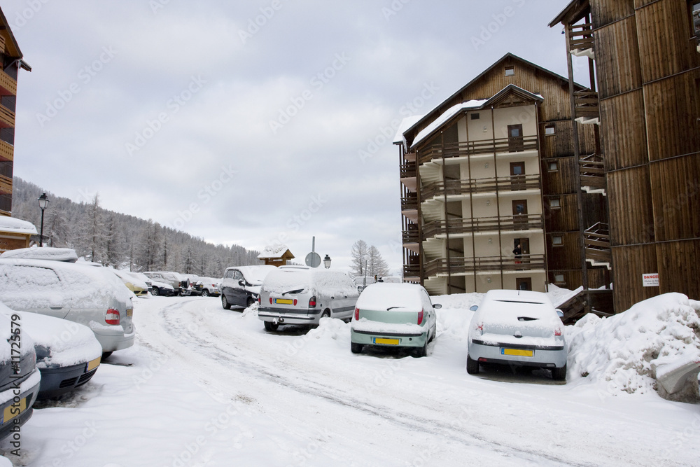 Fototapeta premium village station