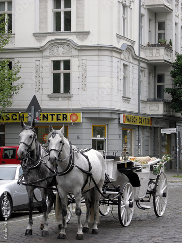 Canvas Print Berlin, Hochzeitskutsche