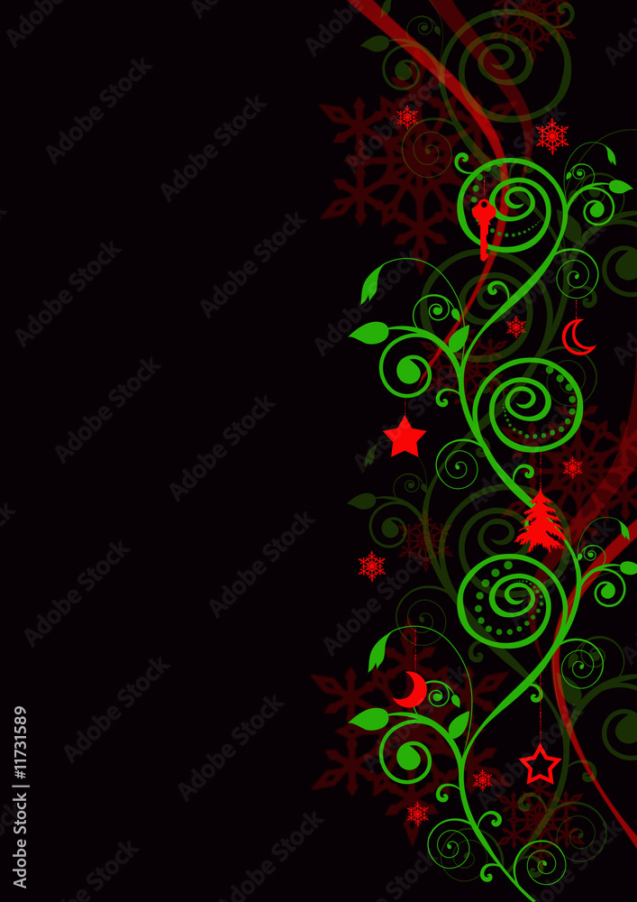 Christmas abstraction