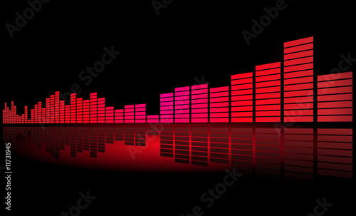 Vector equalizer bar reflected