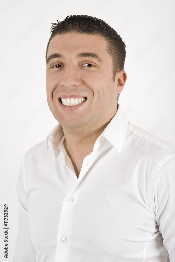Business man smiling Business man smiling