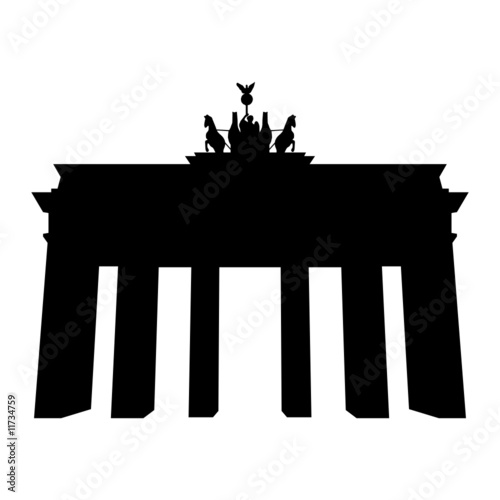 brandenburger tor schatten photo