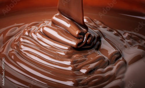Foto chocolate flow