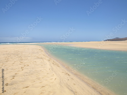 Fototapeta Naklejka Na Ścianę i Meble -  Playa de Sotavento - Fuerteventura