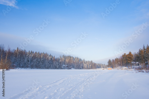 Winter landscape © Olga Polyakova