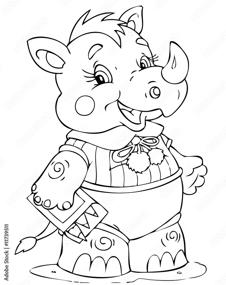 Obraz premium rhinoceros