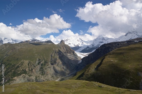 high mountian landscape, Switzerland Alps