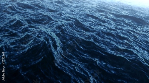 Ocean waves - slow motion loop in HD