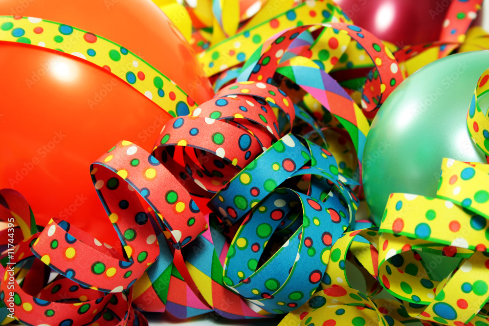 Party, Fete, Karneval, Geburtstag - Dekoration