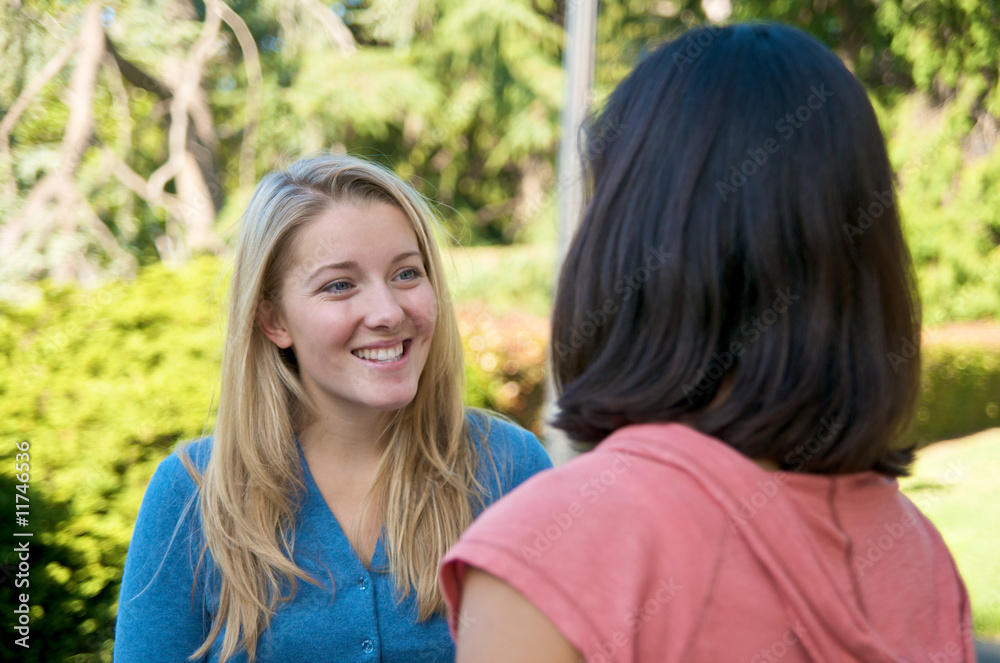 Student on campus