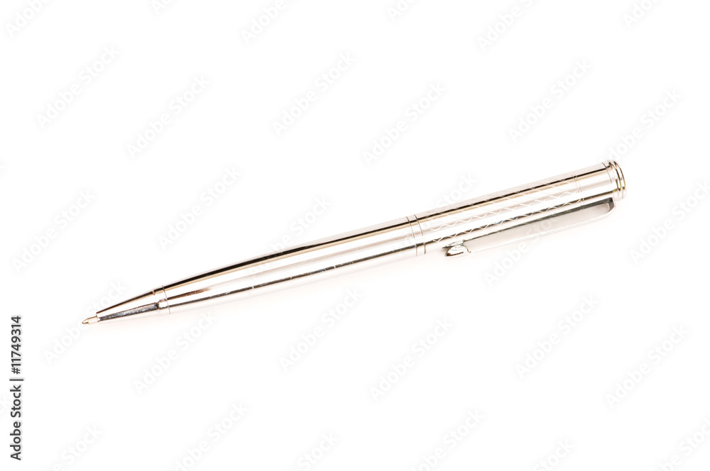 Writing pen isolated on the white background Writing pen isolated on the white background