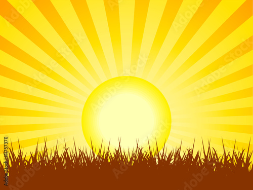 spring sunset