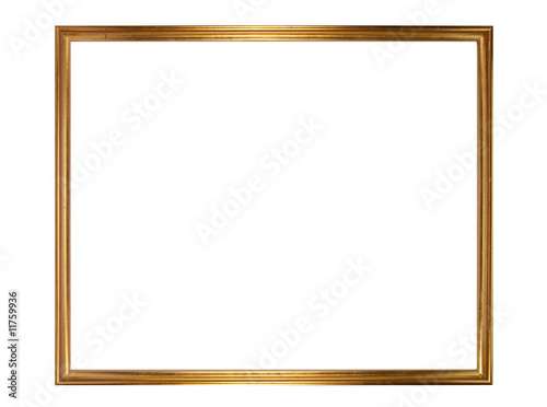 Gold picture frame