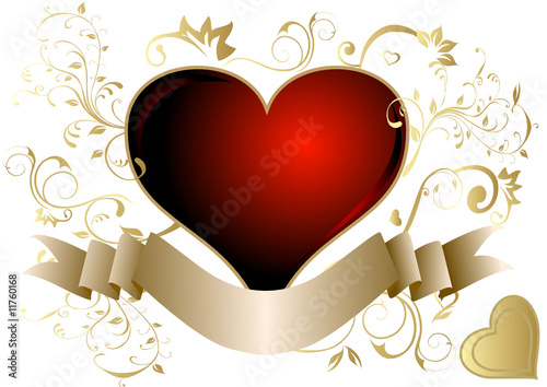 coeur rouge