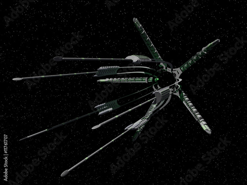 pentaradial symmetry spaceship