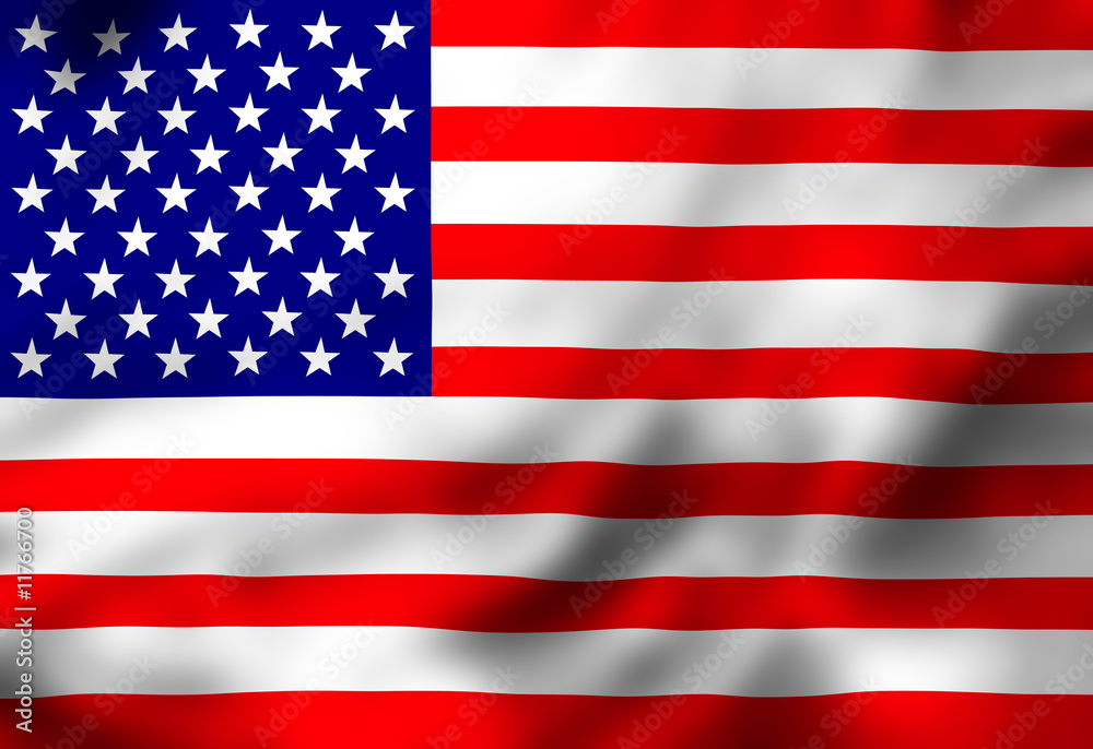 Naklejka premium American flag