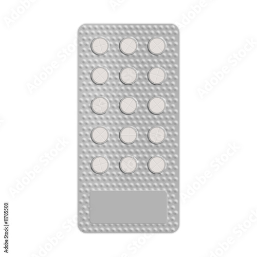 blister mit tabletten
