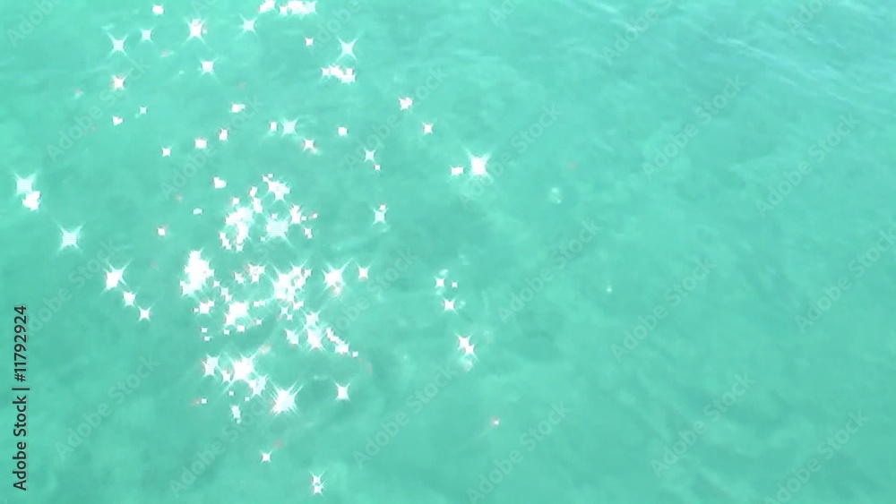 glitzerndes Wasser