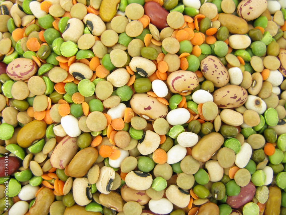 Macrobiotic food seeds and legumes mix Macrobiotic food seeds and legumes mix