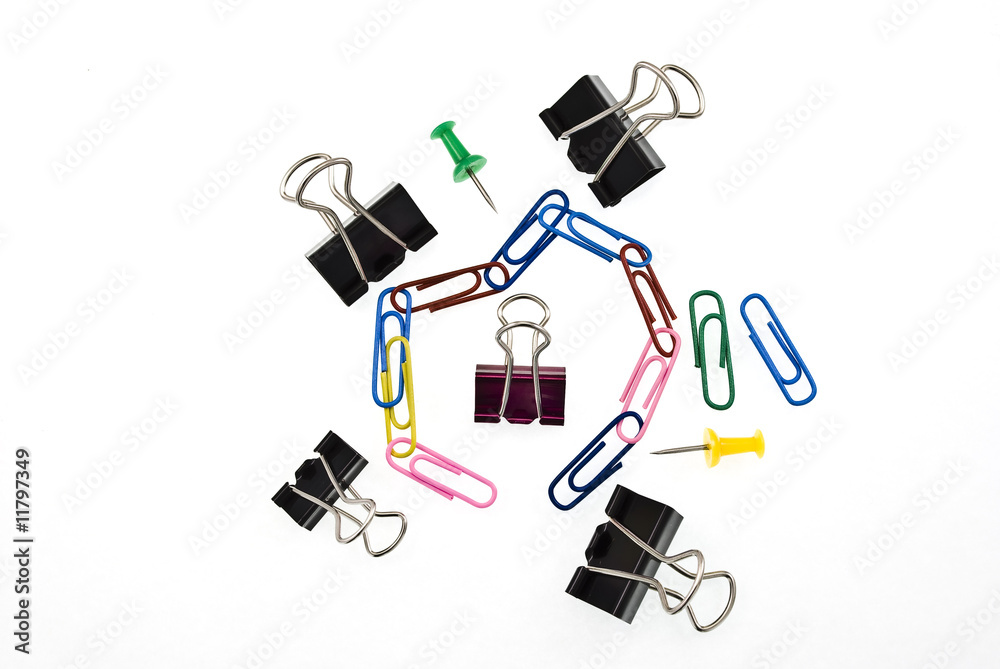 Obraz premium paper clips