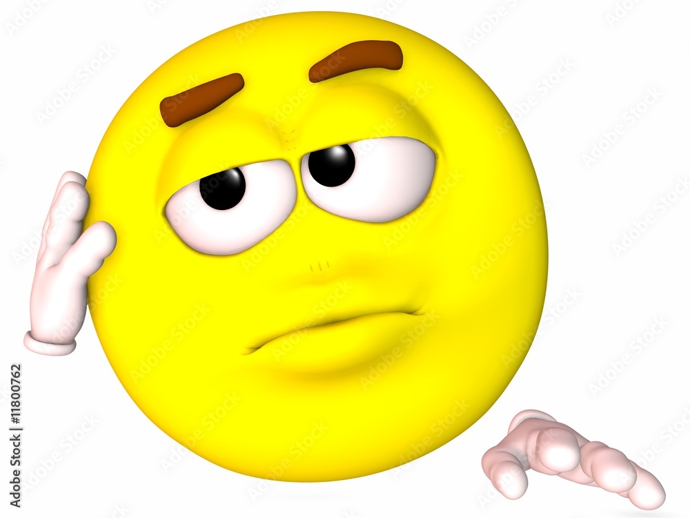 Fototapeta premium Smiley 3D