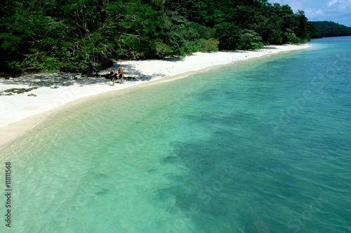 tropical beach in langkawi Islands photo