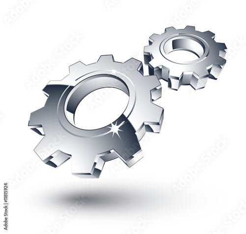 Engrenage chrome