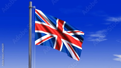 England Fahne mit Alpha-Kanal