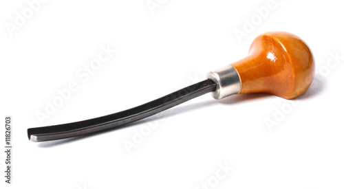 graver on white background