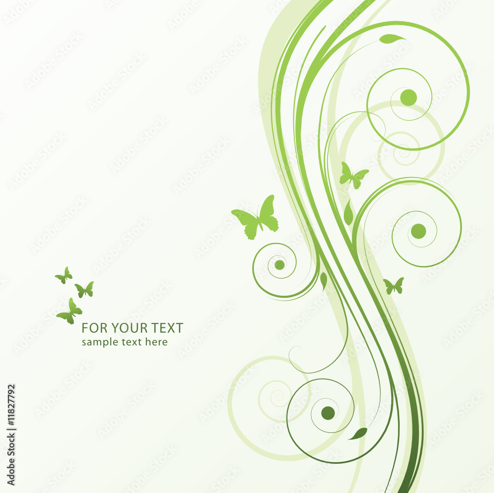abstract floral background with place for your text abstract floral background with place for your text