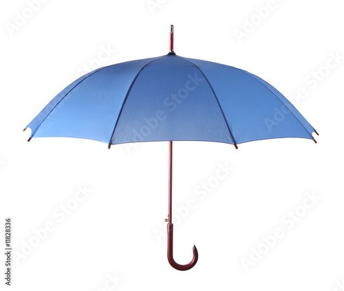 Classic umbrella isolated over white background\