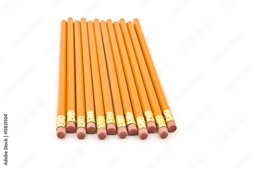 Obraz premium Pencils isolated on a white background