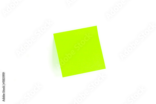 Blank Post-It With Shadow