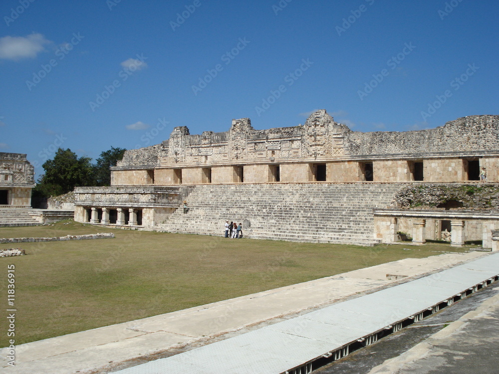 Temple d'Uxmal, Yucatan, Mexique