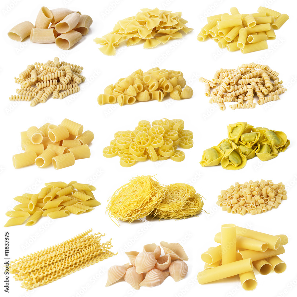 pasta italiana collage