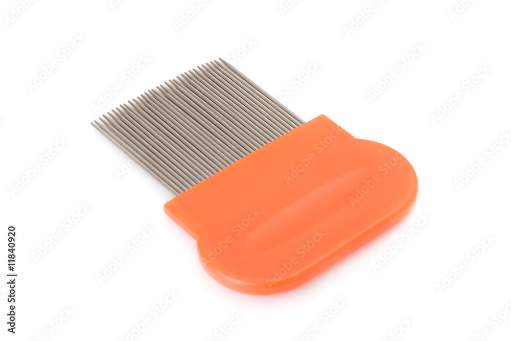 Lice comb isolated on a white background. Lice comb isolated on a white background.