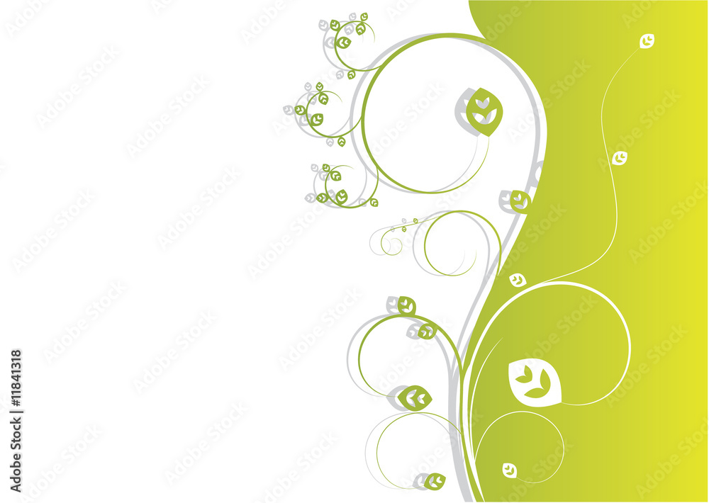 abstract illustration of a floral background with lots of leaves abstract illustration of a floral background with lots of leaves